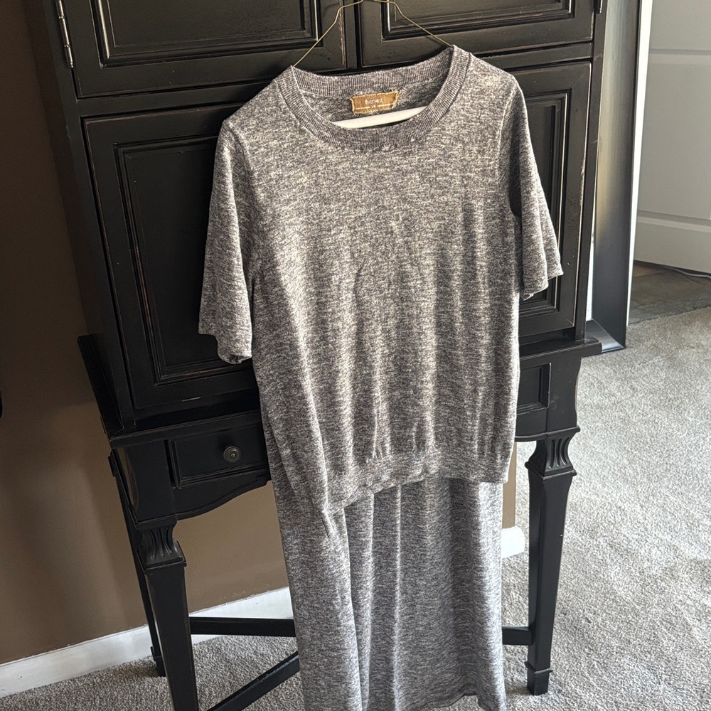 We The Free Heather Gray Maxi Dress
